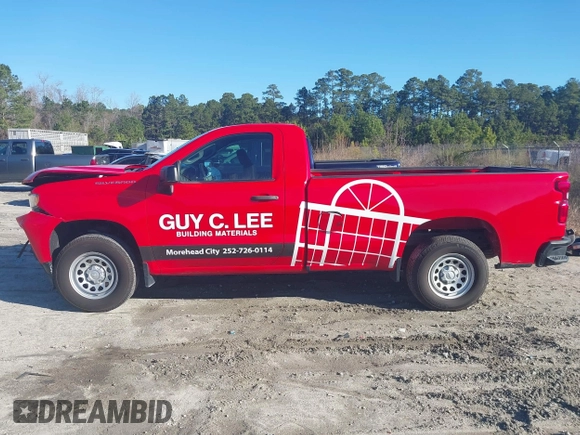 2020 Chevrolet Silverado 1500 Work Truck with VIN 3GCNWAEH3LG345516, listed as a IAAI auction lot 41593718 with 76,297 mi miles. Bid and sale history available at carsss.com. Image 14.