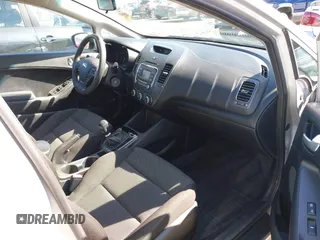 2017 Kia Forte LX with VIN 3KPFK4A7XHE018418, listed as a IAAI auction lot 41874292 with 87,608 mi miles. Bid and sale history available at carsss.com. Image 5.
