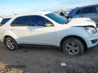 2016 Chevrolet Equinox LS with VIN 2GNALBEK7G6350624, listed as a IAAI auction lot 41045164 with 117,493 mi miles. Bid and sale history available at carsss.com. Image 13.