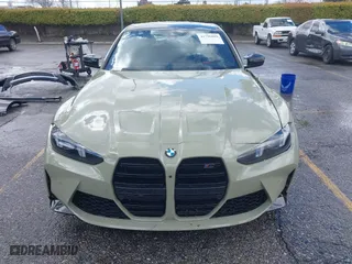 2025 BMW M3 Competition xDrive with VIN WBS33HJ01SFU19999, listed as a IAAI auction lot 41796099 with 3,827 mi miles. Bid and sale history available at carsss.com. Image 12.