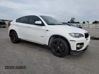 2011 BMW X6 50i with VIN 5UXFG8C51BLZ96811, listed as a Copart auction lot 75038764 with 0 mi miles and Salvage Title. Bid and sale history available at carsss.com. Image 4.