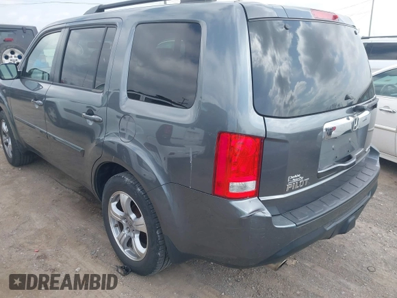 2012 Honda Pilot EX-L with VIN 5FNYF4H53CB026381, listed as a IAAI auction lot 41802360 with 165,425 mi miles and . Bid and sale history available at DreamBid. Image 3.