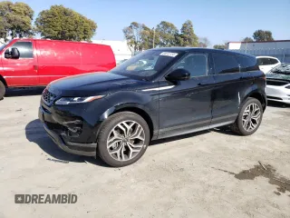 2021 Land Rover Range Rover Evoque R-Dynamic S with VIN SALZT2FX9MH127523, listed as a Copart auction lot 44812753 with 27,393 mi miles. Bid and sale history available at carsss.com. Image 1.