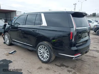 2023 Cadillac Escalade Luxury with VIN 1GYS3AKL3PR161519, listed as a IAAI auction lot 41621337 with 24,682 mi miles. Bid and sale history available at carsss.com. Image 3.