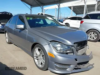 2012 Mercedes-Benz C-Class C 250 Sport with VIN WDDGF4HB8CA713047, listed as a IAAI auction lot 41830035 with 95,806 mi miles. Bid and sale history available at carsss.com. Image 1.