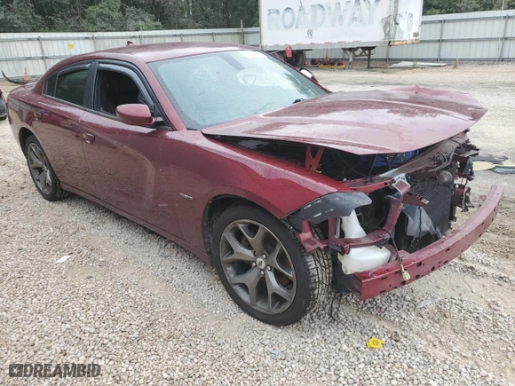 2017 Dodge Charger R/T with VIN 2C3CDXCT0HH585464, listed as a Copart auction lot 71863073 with 0 mi miles and Salvage Title. Bid and sale history available at carsss.com. Image 4.