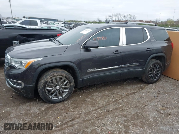 2018 GMC Acadia SLE with VIN 1GKKNKLA8JZ125050, listed as a IAAI auction lot 41912830 with 1 mi miles. Bid and sale history available at carsss.com. Image 2.