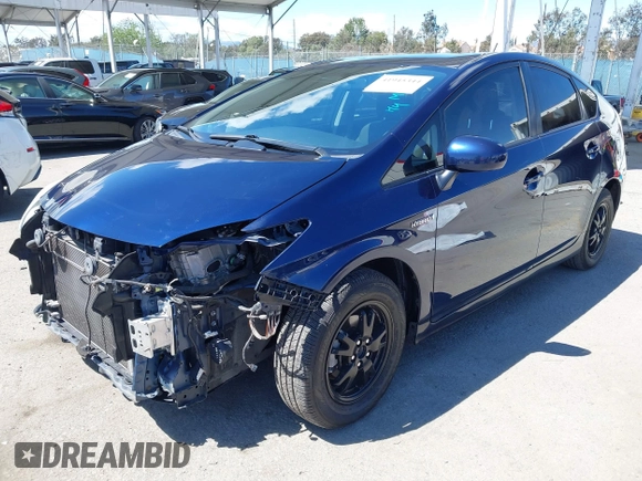 2013 Toyota Prius One with VIN JTDKN3DU5D1702341, listed as a IAAI auction lot 41945344 with 94,632 mi miles. Bid and sale history available at carsss.com. Image 20.