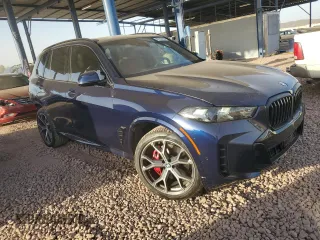 2025 BMW X5 sDrive40i with VIN 5UX13EU00S9X87029, listed as a Copart auction lot 47133705 with 8,616 mi miles and Salvage Title. Bid and sale history available at carsss.com. Image 4.