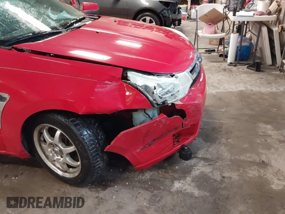 2008 Ford Focus SE with VIN 1FAHP35N48W169344, listed as a IAAI auction lot 41727580 with 203,596 mi miles. Bid and sale history available at carsss.com. Image 6.