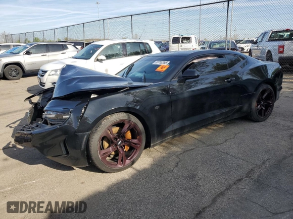 2019 Chevrolet Camaro 1LT with VIN 1G1FB1RS6K0102946, listed as a Copart auction lot 53706395 with 0 mi miles and Clean Title. Bid and sale history available at carsss.com. Image 1.