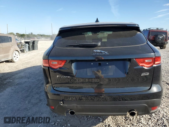 2019 Jaguar F-Pace 25t Prestige with VIN SADCK2GXXKA606848, listed as a Copart auction lot 50167335 with 34,758 mi miles and Salvage Title. Bid and sale history available at DreamBid. Image 6.