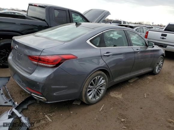 2016 Hyundai Genesis 3.8L with VIN KMHGN4JE0GU110269, listed as a Copart auction lot 49261305 with 33,307 mi miles and Salvage Title. Bid and sale history available at carsss.com. Image 3.