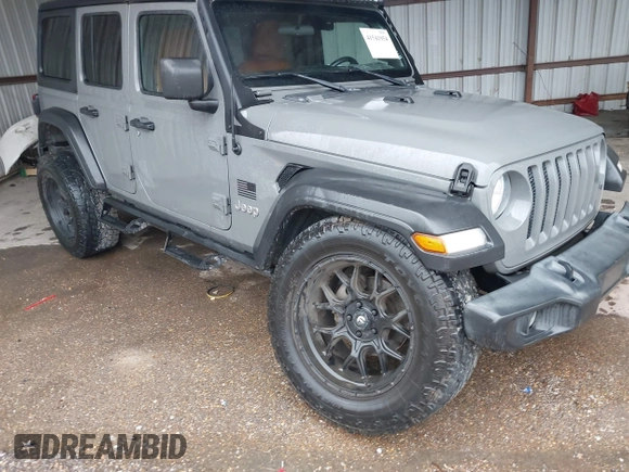 2020 Jeep Wrangler Unlimited Sport S z VIN 1C4HJXDG1LW103364, wystawiony jako IAAI lot #41541954 z przebiegiem 57 735 mil mil oraz . Historia ofert i sprzedaży dostępna na DreamBid. Obrazek 17.