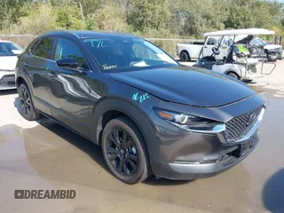 2025 Mazda CX-30 2.5 S Select Sport with VIN 3MVDMBBM9SM756829, listed as a IAAI auction lot 40731307 with 1,201 mi miles. Bid and sale history available at carsss.com. Image 1.