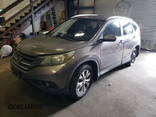 2013 Honda CR-V EX-L with VIN 5J6RM3H79DL019210, listed as a Copart auction lot 44719135 with 105,322 mi miles and Salvage Title. Bid and sale history available at DreamBid. Image 1.