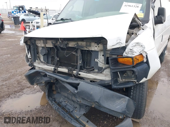 2010 Ford Econoline Cargo Commercial with VIN 1FTNS2EW9ADA02445, listed as a IAAI auction lot 41961328 with 372,850 mi miles and . Bid and sale history available at DreamBid. Image 6.