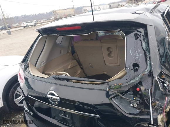 2015 Nissan Rogue S with VIN 5N1AT2MT0FC926994, listed as a IAAI auction lot 41607277 with 104,969 mi miles. Bid and sale history available at carsss.com. Image 19.