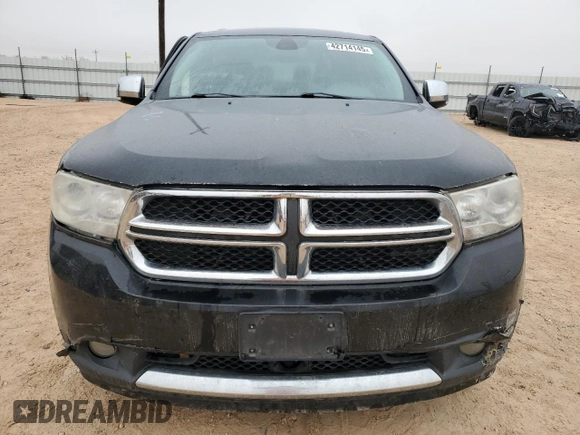 2012 Dodge Durango Citadel with VIN 1C4SDHET7CC180918, listed as a Copart auction lot 42714145 with 211,502 mi miles and Salvage title. Bid and sale history available at DreamBid. Image 5.