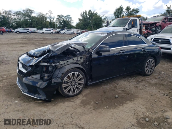 2018 Mercedes-Benz CLA 250 with VIN WDDSJ4GB5JN541611, listed as a Copart auction lot 67719453 with 69,538 mi miles and . Bid and sale history available at DreamBid. Image 1.