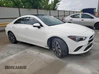 2023 Mercedes-Benz CLA 250 with VIN W1K5J4HB1PN412785, listed as a Copart auction lot 58172615 with 22,998 mi miles and Salvage title. Bid and sale history available at DreamBid. Image 4.