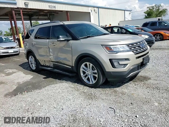 2017 Ford Explorer XLT with VIN 1FM5K7D89HGD36253, listed as a Copart auction lot 58910615 with 88,840 mi miles and Salvage title. Bid and sale history available at DreamBid. Image 14.