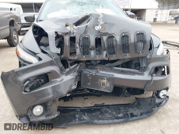 2015 Jeep Cherokee Limited with VIN 1C4PJLDB1FW708157, listed as a IAAI auction lot 41502567 with 85,354 mi miles and . Bid and sale history available at DreamBid. Image 6.