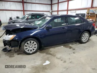 2013 Chrysler 200 LX with VIN 1C3CCBAG9DN726724, listed as a Copart auction lot 44275385 with 111,294 mi miles and Salvage Title. Bid and sale history available at carsss.com. Image 1.