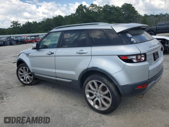 2015 Land Rover Range Rover Evoque Prestige with VIN SALVV2BGXFH076339, listed as a Copart auction lot 62727135 with Not provided miles and Salvage title. Bid and sale history available at DreamBid. Image 2.