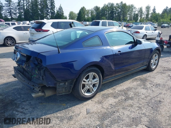 2011 Ford Mustang V6 with VIN 1ZVBP8AM9B5138207, listed as a IAAI auction lot 42565744 with 154,151 mi miles and . Bid and sale history available at DreamBid. Image 4.