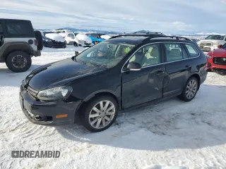 2013 Volkswagen Jetta SportWagen S with VIN 3VWPP7AJ4DM640254, listed as a Copart auction lot 46189565 with 62,410 mi miles and Salvage Title. Bid and sale history available at carsss.com. Image 1.