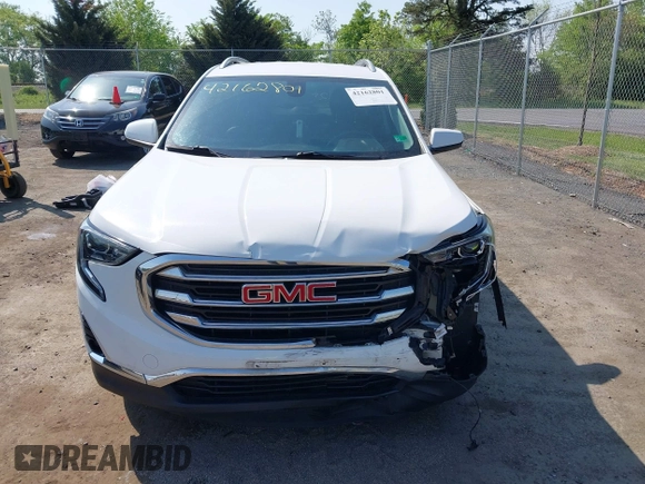 2020 GMC Terrain SLT with VIN 3GKALPEV4LL192365, listed as a IAAI auction lot 42162801 with 104,220 mi miles and . Bid and sale history available at DreamBid. Image 13.
