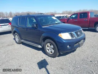 2008 Nissan Pathfinder S with VIN 5N1AR18U98C619550, listed as a IAAI auction lot 41727153 with 194,346 mi miles. Bid and sale history available at carsss.com. Image 1.