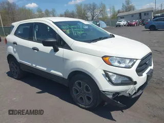 2020 Ford EcoSport S z VIN MAJ6S3FL2LC337785, wystawiony jako IAAI lot #42118687 z przebiegiem 85 599 mil mil oraz . Historia ofert i sprzedaży dostępna na DreamBid. Obrazek 1.