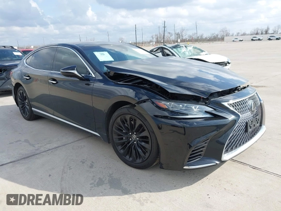 2018 Lexus LS 500 z VIN JTHB5LFF4J5006006, wystawiony jako IAAI lot #41514128 z przebiegiem 109 879 mil mil oraz . Historia ofert i sprzedaży dostępna na DreamBid. Obrazek 1.