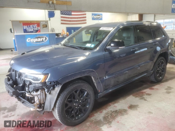 2021 Jeep Grand Cherokee Limited X with VIN 1C4RJFBG8MC788841, listed as a Copart auction lot 50310865 with 43,210 mi miles and Salvage title. Bid and sale history available at DreamBid. Image 1.
