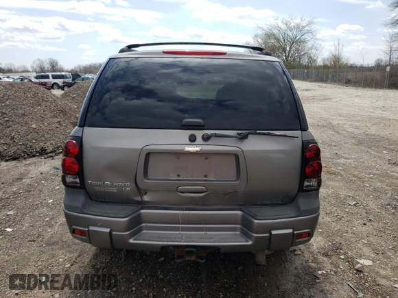 2006 Chevrolet TrailBlazer LS with VIN 1GNDT13S062345383, listed as a Copart auction lot 52072995 with 186,567 mi miles and Salvage Title. Bid and sale history available at DreamBid. Image 6.