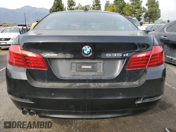 2015 BMW 5 Series 535d xDrive with VIN WBAFV3C57FD686864, listed as a Copart auction lot 79525354 with Not provided miles and Clean title. Bid and sale history available at DreamBid. Image 6.