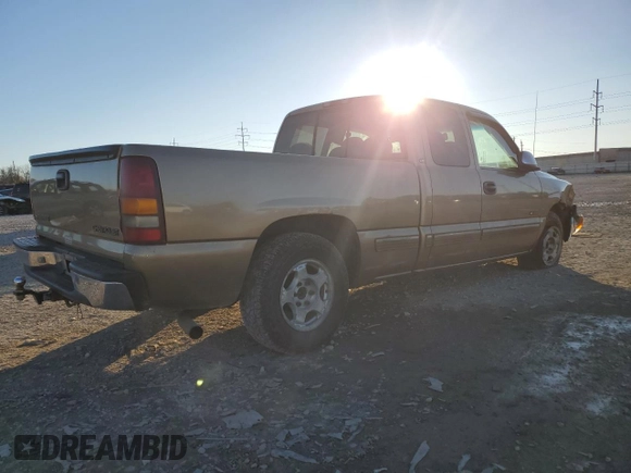 2000 Chevrolet Silverado 1500 with VIN 2GCEC19V0Y1229330, listed as a Copart auction lot 80434394 with 127,188 mi miles and Salvage Title. Bid and sale history available at carsss.com. Image 3.