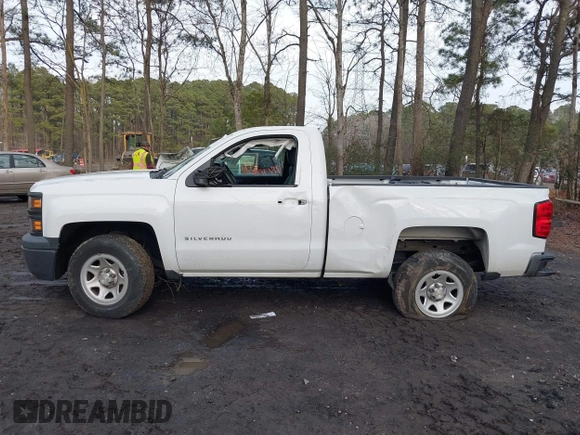 2015 Chevrolet Silverado 1500 Work Truck with VIN 1GCNCPEH6FZ345140, listed as a IAAI auction lot 41471183 with 130,686 mi miles and . Bid and sale history available at DreamBid. Image 15.