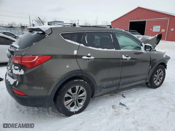 2014 Hyundai Santa Fe Sport with VIN 5XYZT3LB1EG170009, listed as a Copart auction lot 89091215 with 0 mi miles and Salvage Title. Bid and sale history available at carsss.com. Image 3.