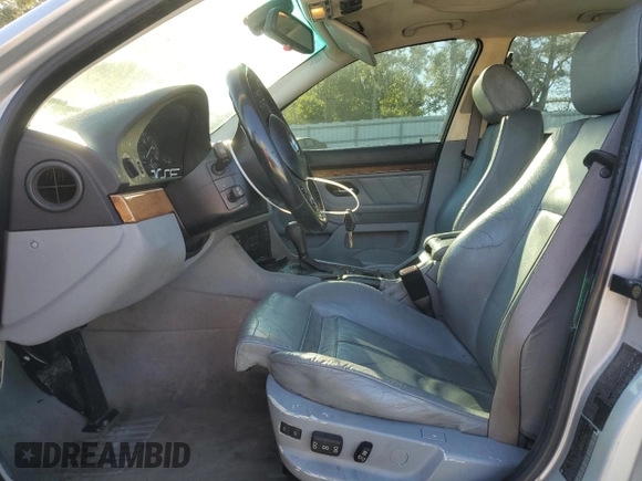 2002 BMW 5 Series 530iA with VIN WBADT63492CK26675, listed as a Copart auction lot 76771494 with 204,276 mi miles and Salvage Title. Bid and sale history available at carsss.com. Image 7.