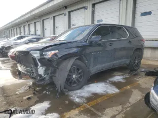 2021 Chevrolet Traverse LS with VIN 1GNERFKW3MJ226931, listed as a Copart auction lot 88984735 with 98,000 mi miles and Salvage Title. Bid and sale history available at carsss.com. Image 1.