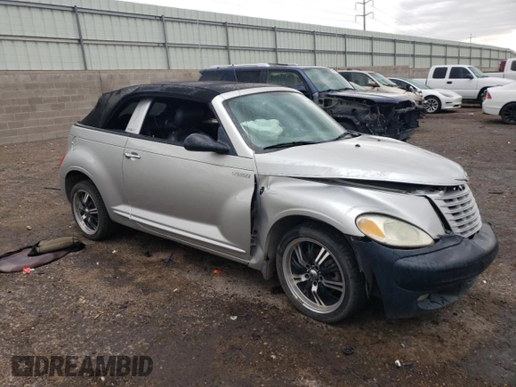 2005 Chrysler PT Cruiser GT with VIN 3C3AY75S25T526421, listed as a Copart auction lot 66907234 with 116,008 mi miles and Salvage Title. Bid and sale history available at carsss.com. Image 4.