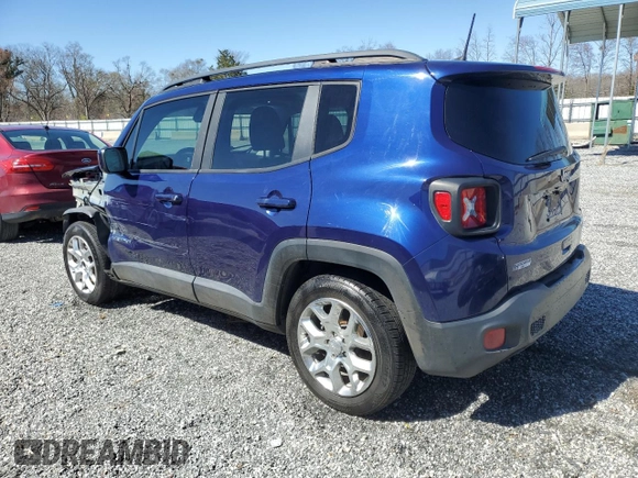 2018 Jeep Renegade Latitude with VIN ZACCJABB9JPH62821, listed as a Copart auction lot 49298745 with 93,646 mi miles and Salvage Title. Bid and sale history available at carsss.com. Image 2.