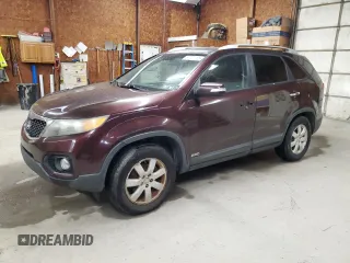 2011 Kia Sorento LX with VIN 5XYKTDA13BG060141, listed as a Copart auction lot 57727105 with 194,881 mi miles and Clean title. Bid and sale history available at DreamBid. Image 1.