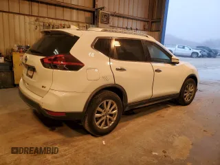 2018 Nissan Rogue S with VIN KNMAT2MT4JP587856, listed as a Copart auction lot 43722375 with 137,243 mi miles and Salvage Title. Bid and sale history available at carsss.com. Image 3.