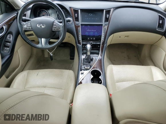 2014 Infiniti Q50 Hybrid Premium с VIN JN1AV7AP0EM691043, выставлен на аукционе Copart как лот 50598135 с пробегом 78 243 миль миль и Списание • Salvage title. История ставок и продаж доступна на DreamBid. Изображение 8.