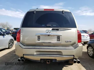 2004 Infiniti QX56 with VIN 5N3AA08C94N812120, listed as a Copart auction lot 47430944 with 193,433 mi miles and Salvage Title. Bid and sale history available at carsss.com. Image 6.
