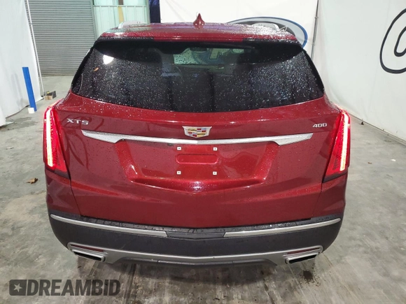 2024 Cadillac XT5 FWD Premium Luxury with VIN 1GYKNCRSXRZ728198, listed as a Copart auction lot 82417294 with 14,163 mi miles and Clean Title. Bid and sale history available at carsss.com. Image 6.